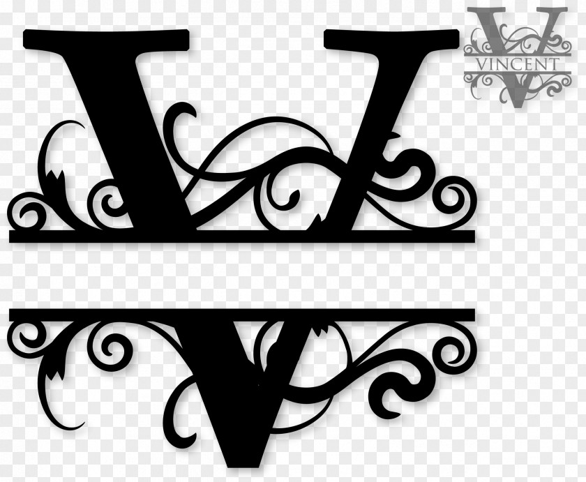 Monogram Letter Clip Art PNG