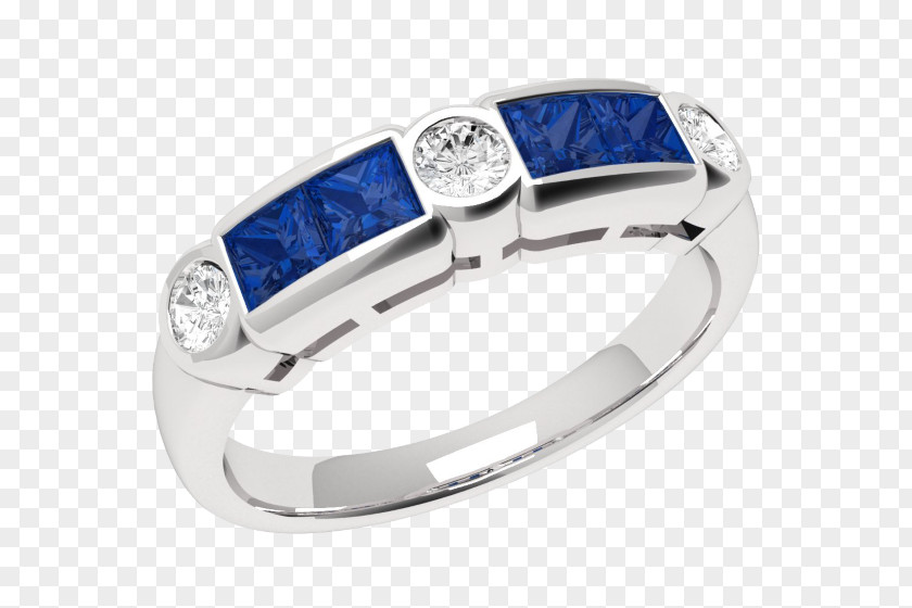 Sapphire Diamond Ring Settings Cut Brilliant PNG