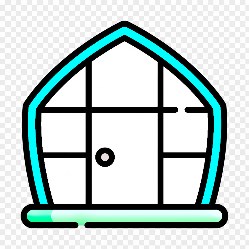 Greehouse Icon Greenhouse Gable PNG