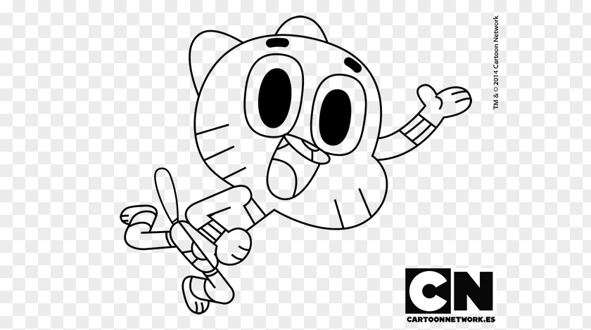 Gumballl Darwin Coloring Pages Gumball Watterson Drawing Cartoon Network Rigby Image PNG