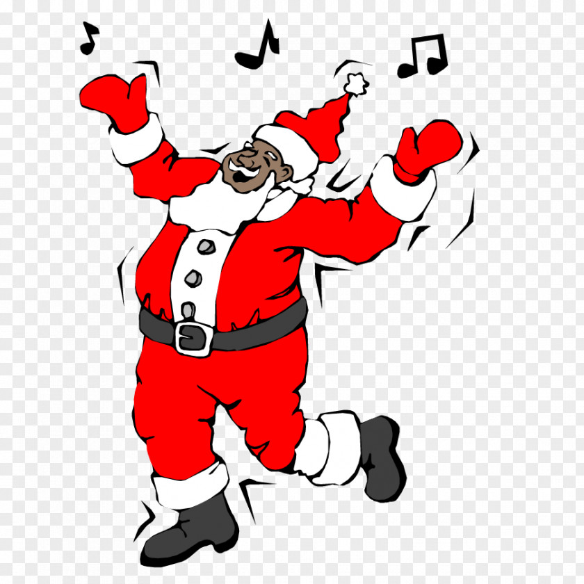 I Love To Sing Santa Claus Dance Christmas Cxc3xa8ilidh Clip Art PNG