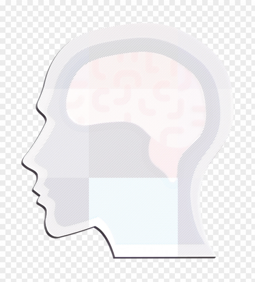 Silhouette Logo Brain Icon Human Mind PNG
