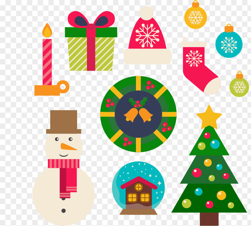 Cartoon Christmas Element Tree Drawing Ornament PNG