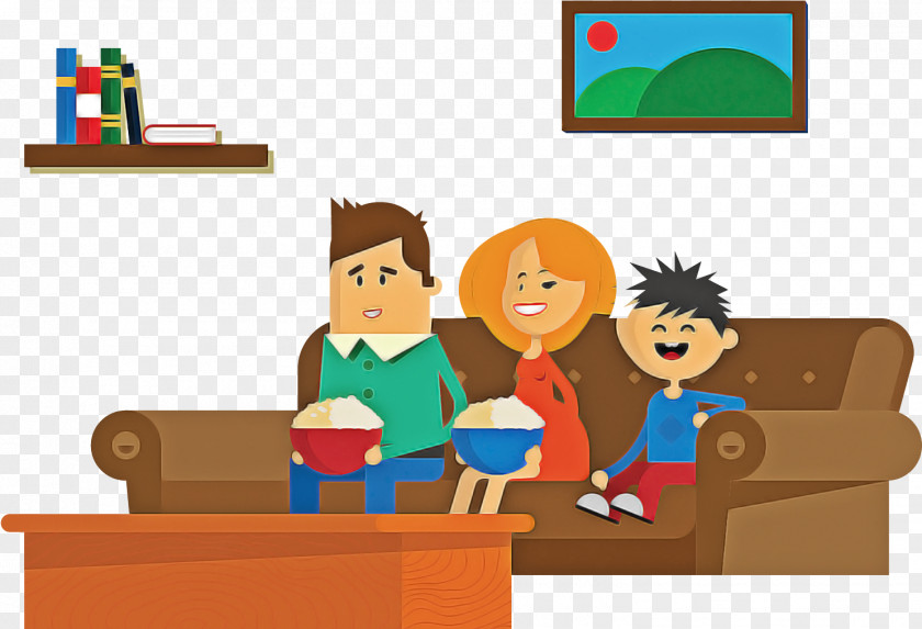Cartoon Room Sharing Classroom Learning PNG