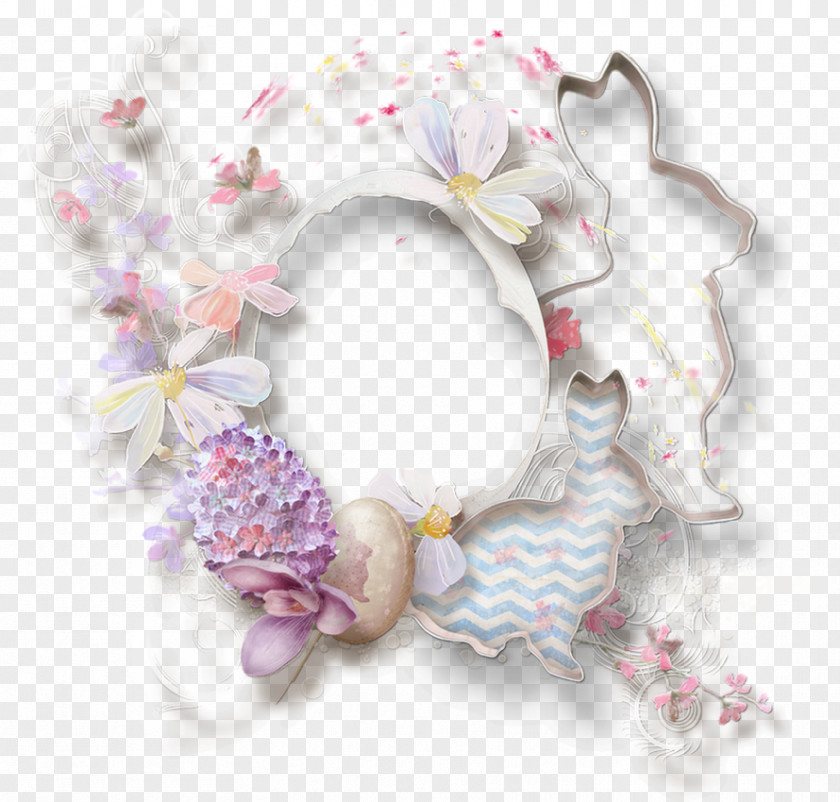 Easter Frame Leaf PNG