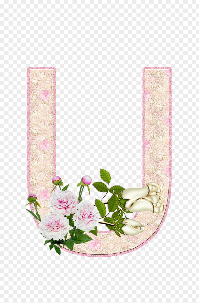 Flower Floral Design Letter Alphabet Image PNG