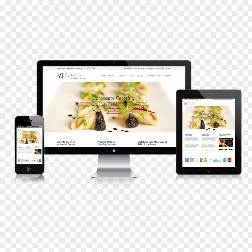 Mock Up Web Development Responsive Design PNG