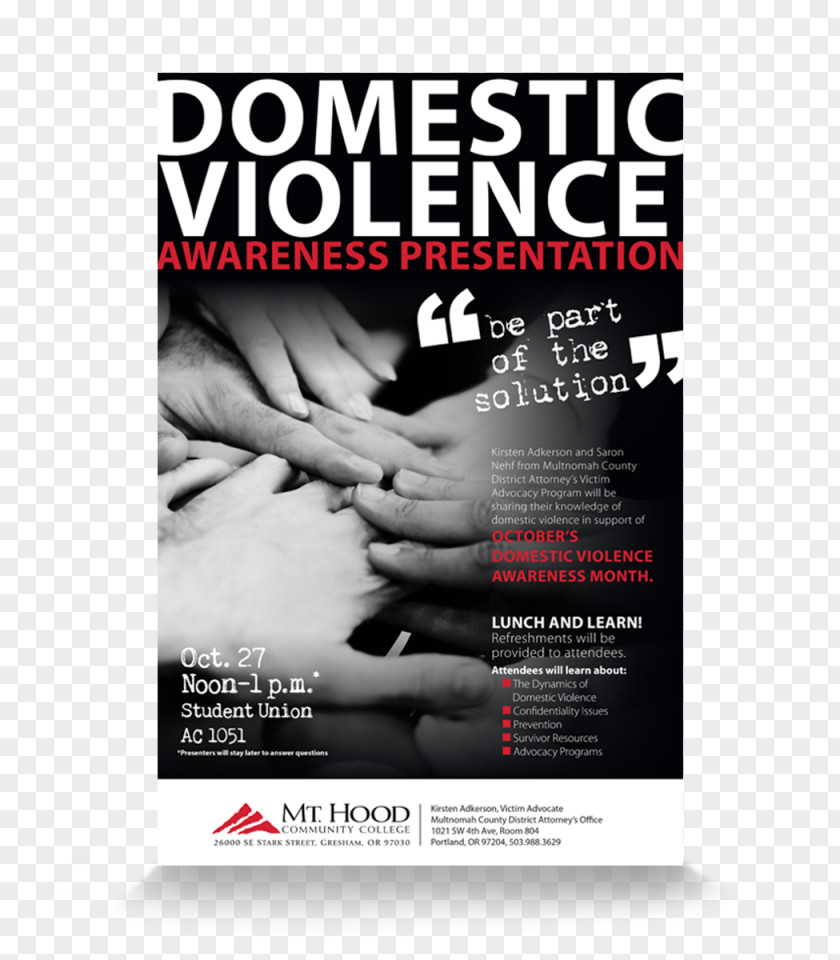 National Coalition Against Domestic Violence Poster Brand PNG