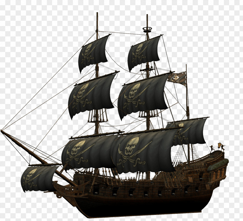 Pirate Piracy Ship Navio Pirata Boat PNG
