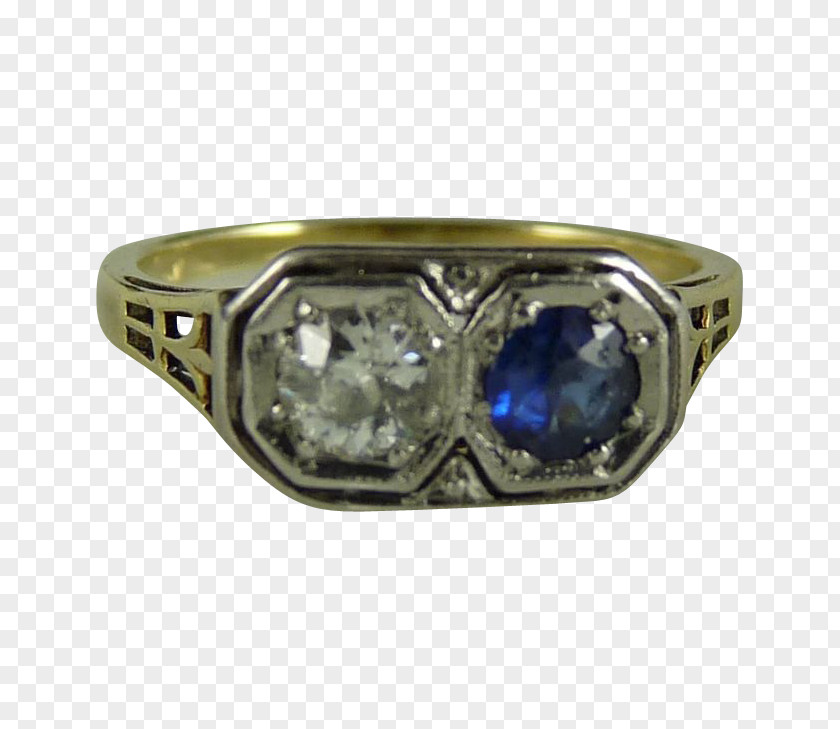 Sapphire Ring Body Jewellery Diamond Gold PNG