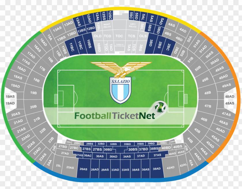 Ss Lazio Youth Sector Stadio Olimpico Stadium S.S. Real Madrid C.F. Seating Assignment PNG