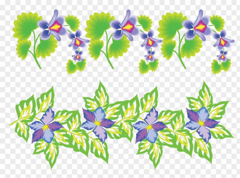 Wire Netting Floral Design Clip Art PNG