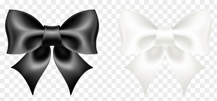 Black And White Bow Clipart Picture Tie PNG