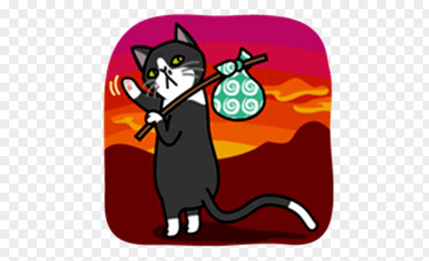 Cat Sticker Telegram LINE Meow PNG