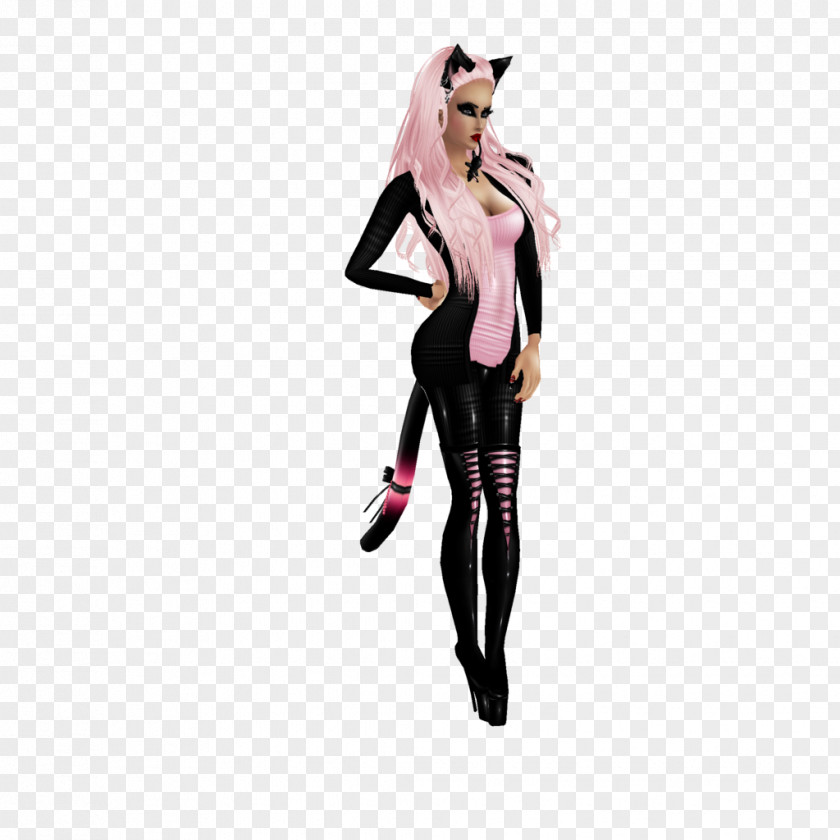 Latexmodel Leggings Pink M Fashion LaTeX PNG