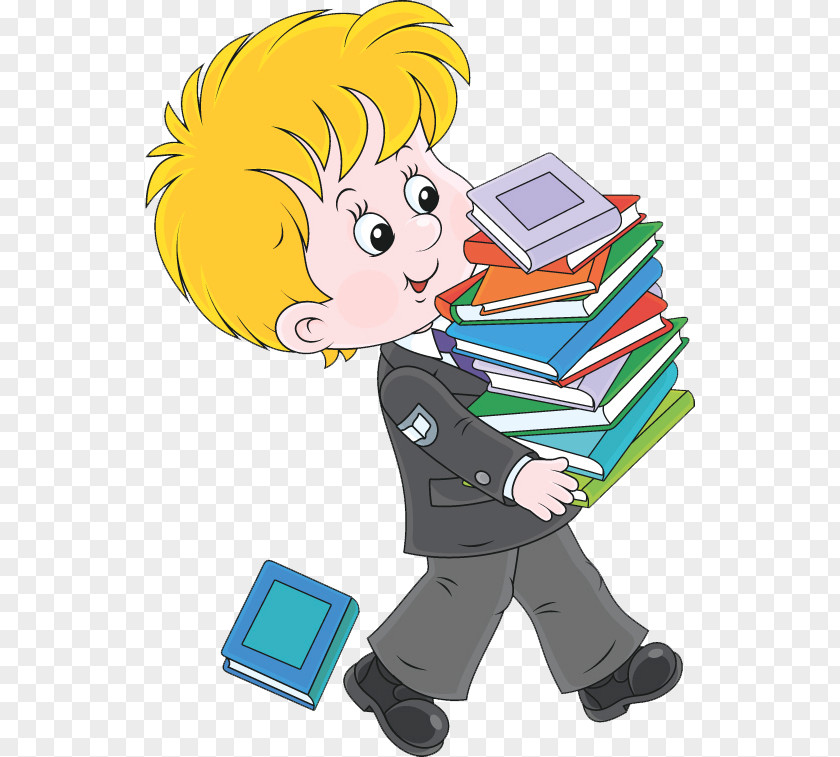 Students Holding Books Book Royalty-free Cartoon Illustration PNG