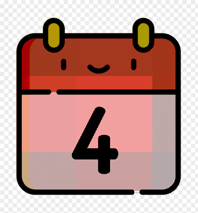 4th Of July Icon Calendar PNG