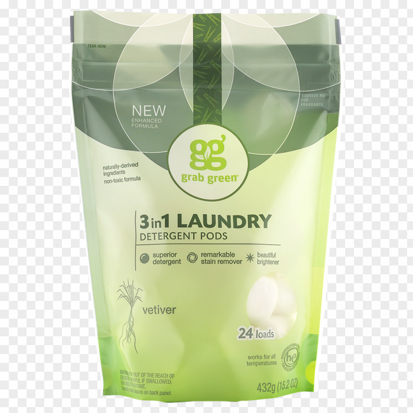 Green Cleaning Laundry Detergent Pod Stain PNG