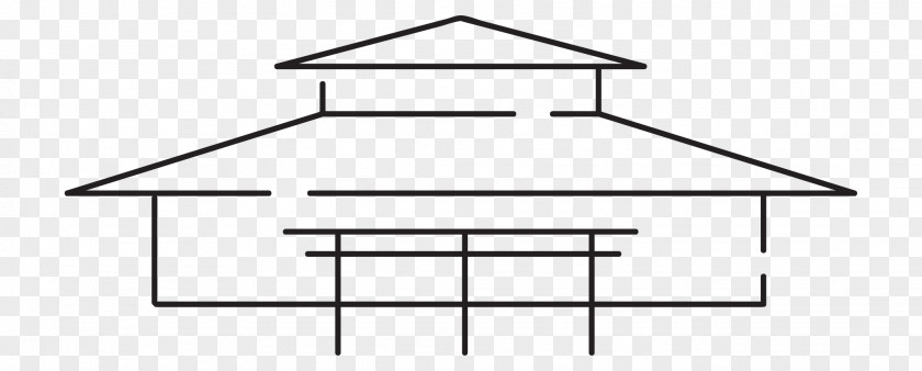 House Roof Angle Line Art PNG