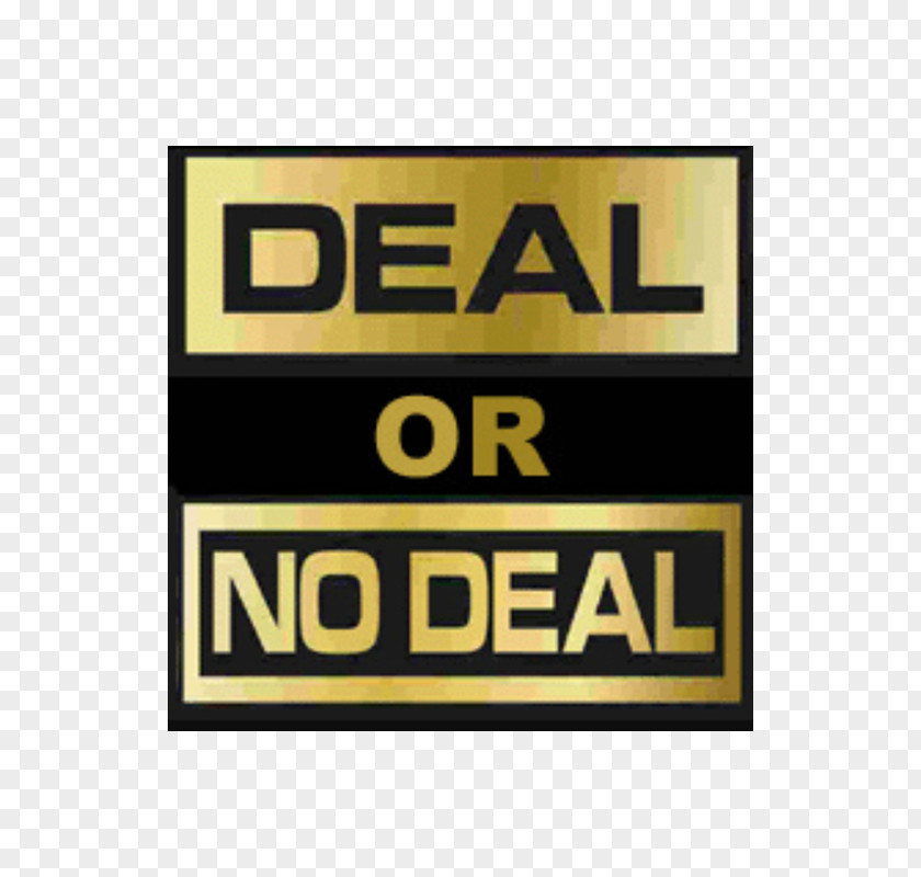 Large Pearl Deal Or No Logo Brand Game Label PNG
