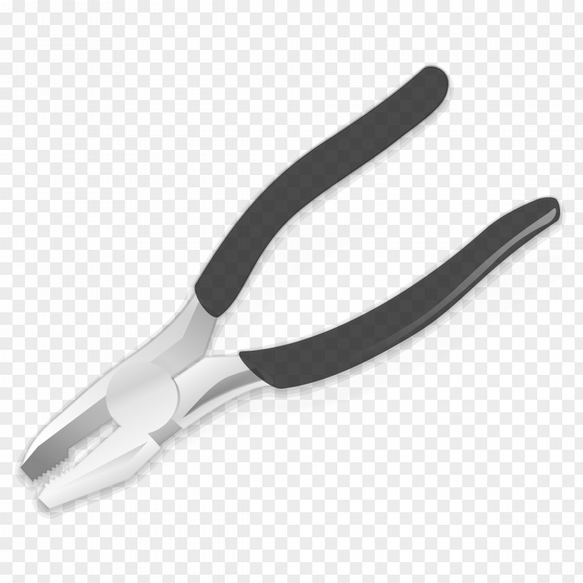 Plier Open Diagonal Pliers Tool Clip Art PNG