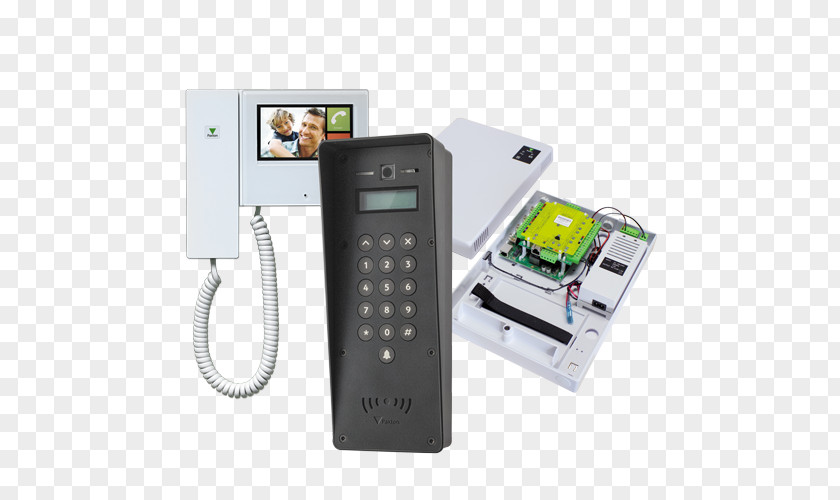 Business Intercom Access Control Video Door-phone System PNG