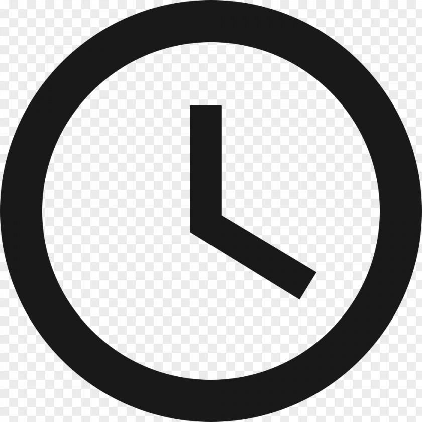 Clock Font Awesome PNG