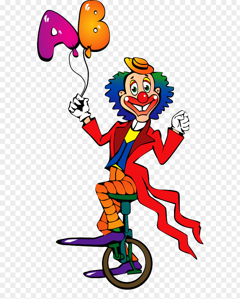 Clown Funny Clowns Circus Image Vector Graphics PNG