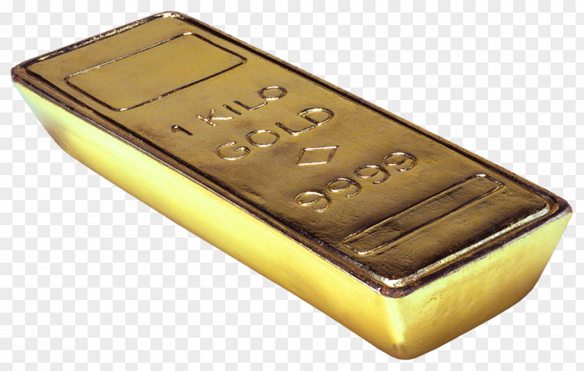 Gold Bar Ingot Metal Fineness PNG