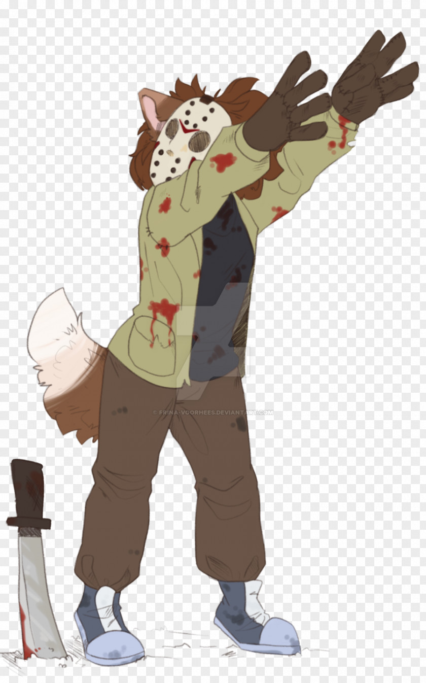 Jason Voorhees Township Finger Fursuit Sketch PNG