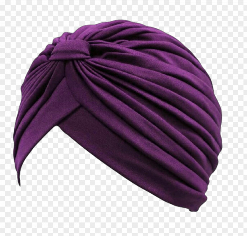 Turban Violet Beanie Clothing Purple PNG