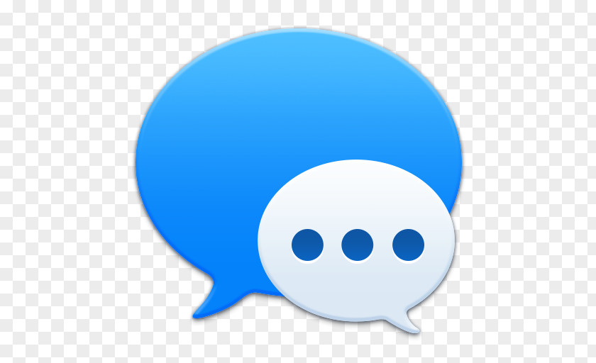Apple Messages Blue Symbol PNG