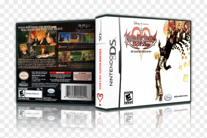Kingdom Hearts 358/2 Days Nintendo DS Hearts: Chain Of Memories PlayStation 2 Video Game PNG