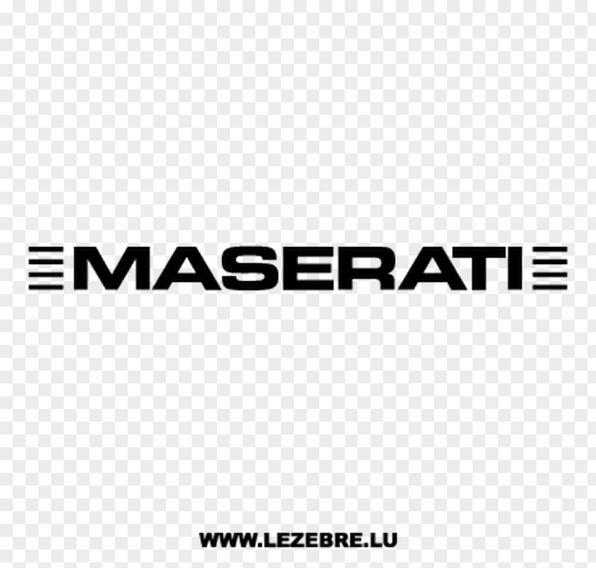 Logo Maserati Brand Product Design Line PNG