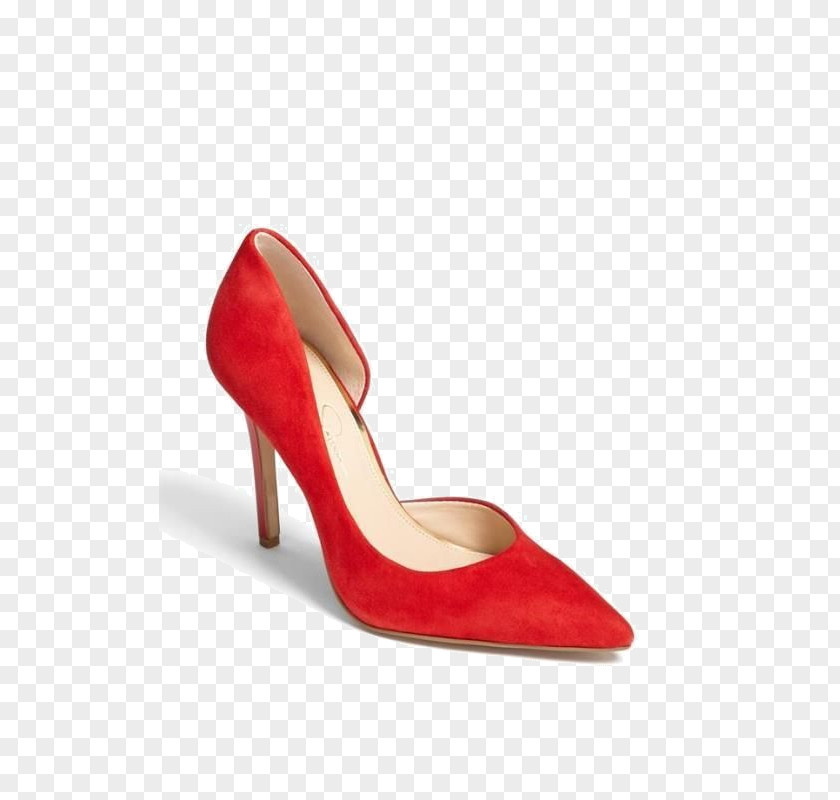 Ms. Red High Heels Court Shoe High-heeled Footwear Boot Dress PNG