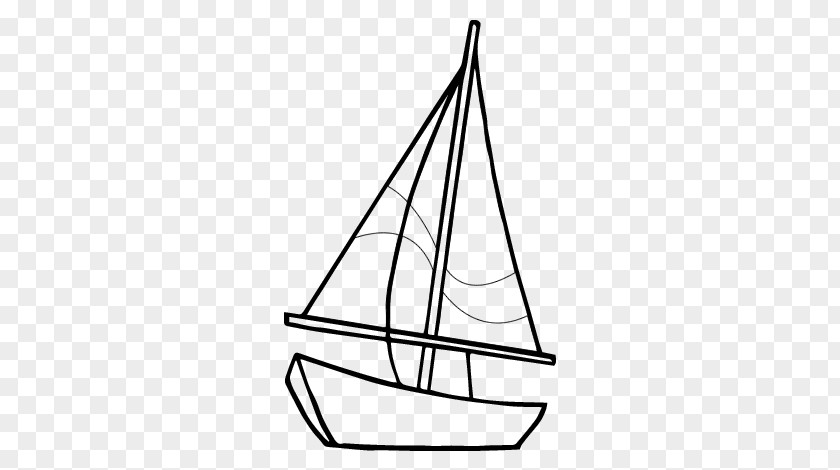 Sail Sailing Ship Drawing Boat Coloring Book PNG