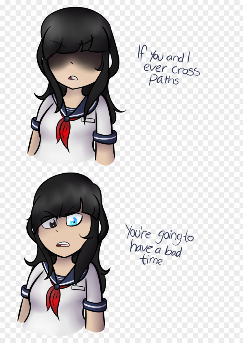 So Far Good What Yandere Simulator Fiction Cartoon Fan Art PNG