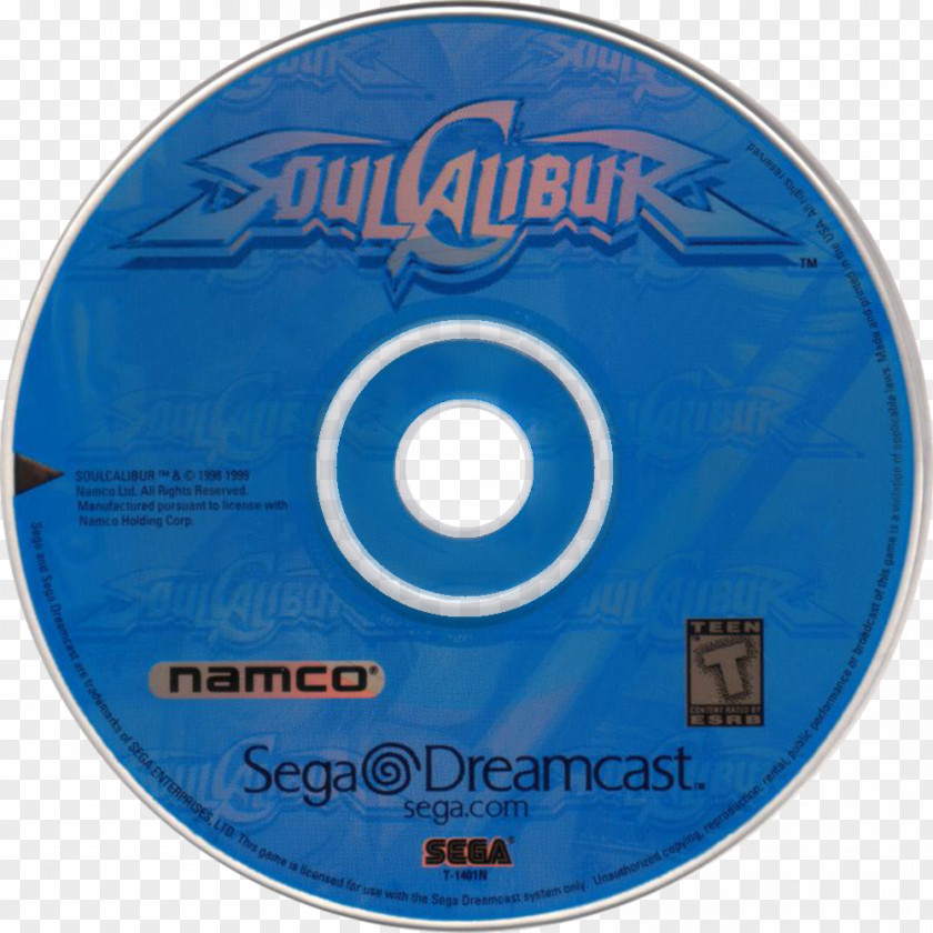 Soulcalibur Iv Dreamcast Video Game Compact Disc PNG