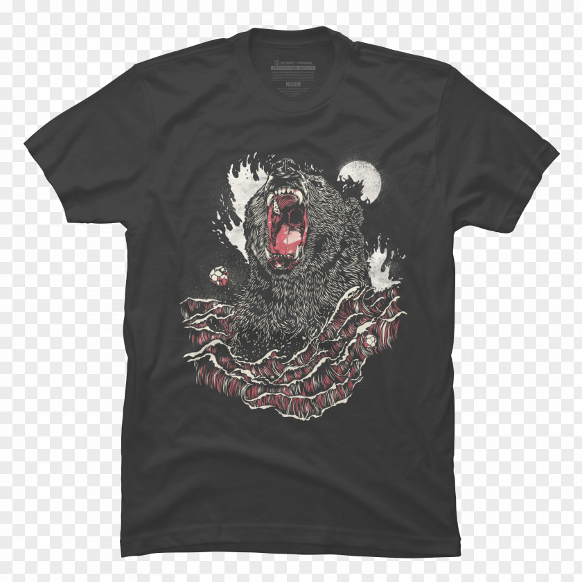 T-shirt Printed Hoodie Bear PNG