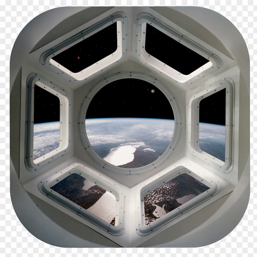 3dma Renderings International Space Station Cupola Tranquility Shuttle Endeavour PNG