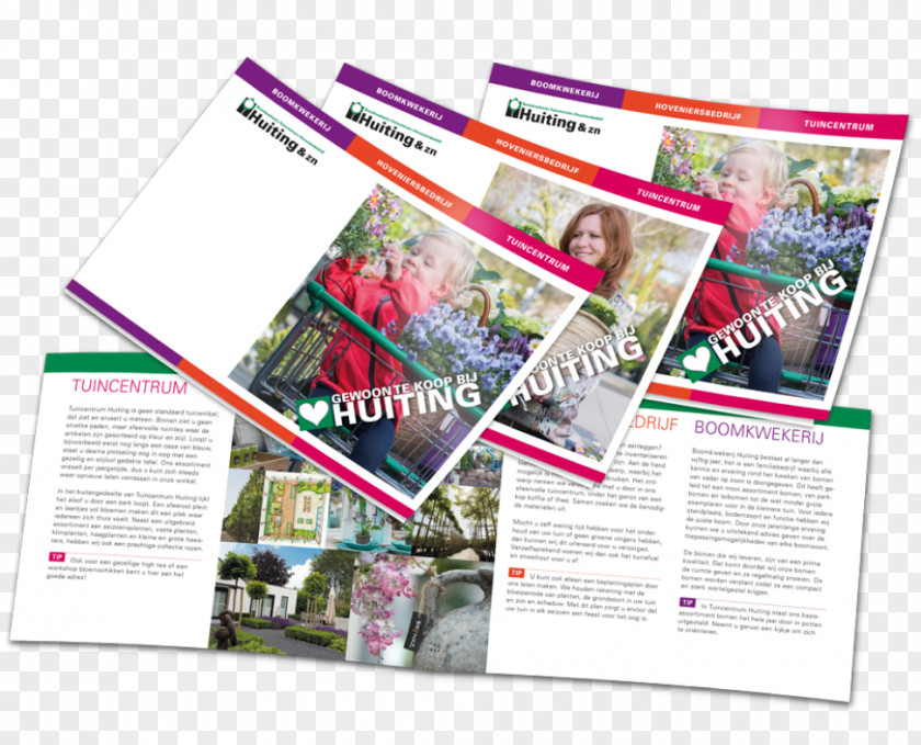 Band Flyers Graphic Design Brochure Advertising Boomkwekerij, Tuincentrum, Hoveniersbedrijf Huiting Corporate Identity PNG