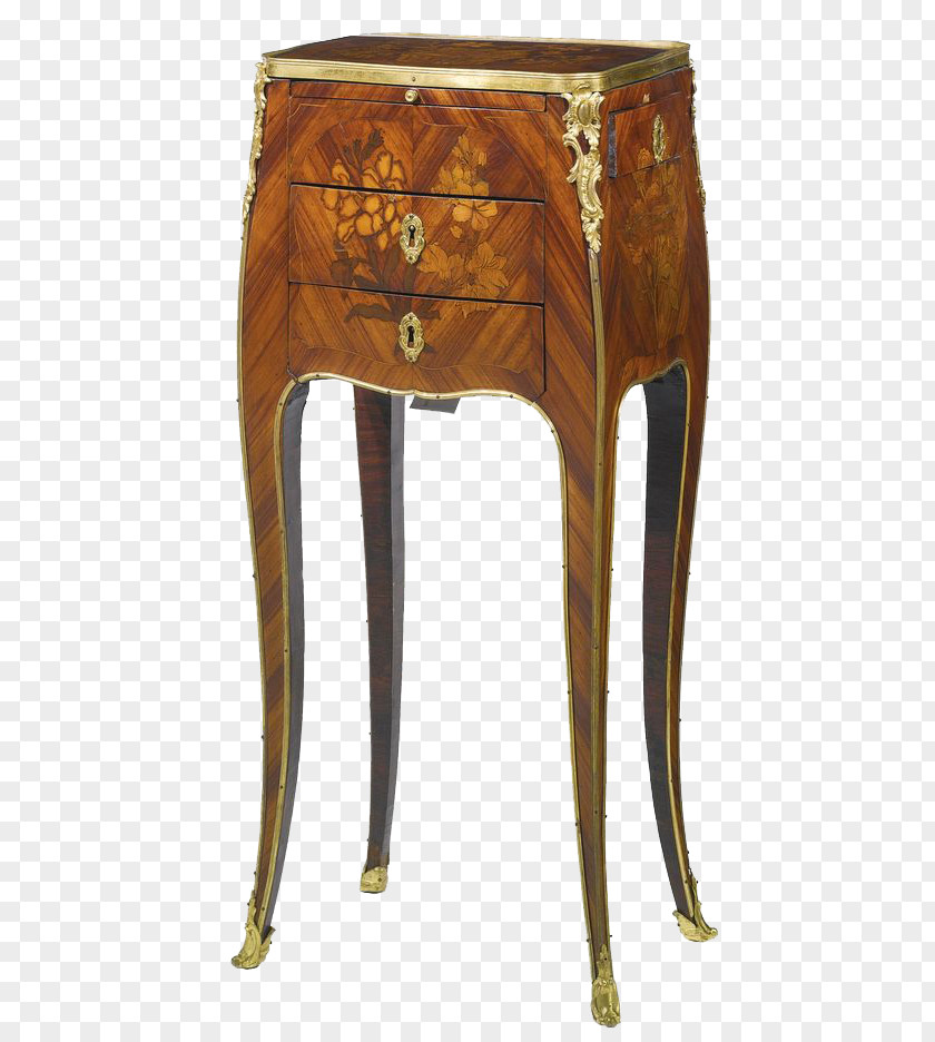 Classic Double Dressing Tables Table Nightstand French Furniture Marquetry PNG