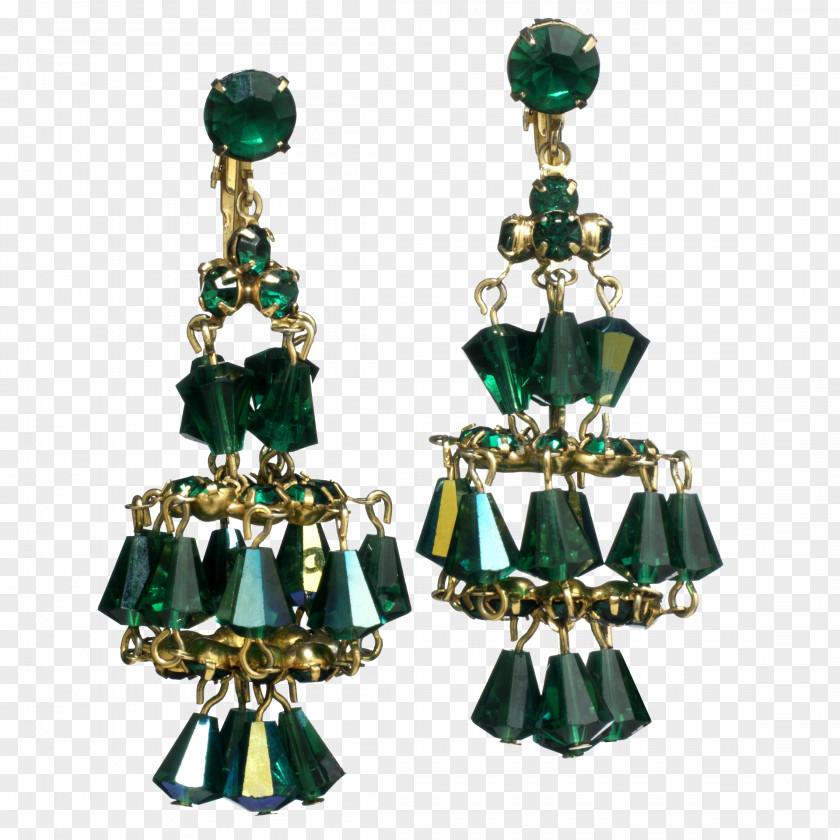 Emerald Earring Jewellery Costume Jewelry Designer PNG