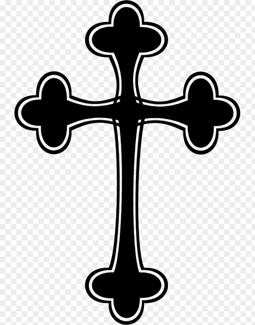 Golden Ornament Celtic Cross Symbol Christian Clip Art PNG