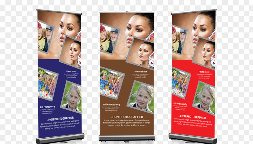 Roll Up Banners Display Advertising Web Banner Brochure PNG