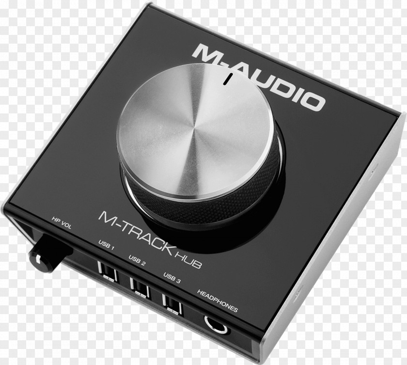 USB Digital Audio M-Audio M-Track Hub MIDI PNG