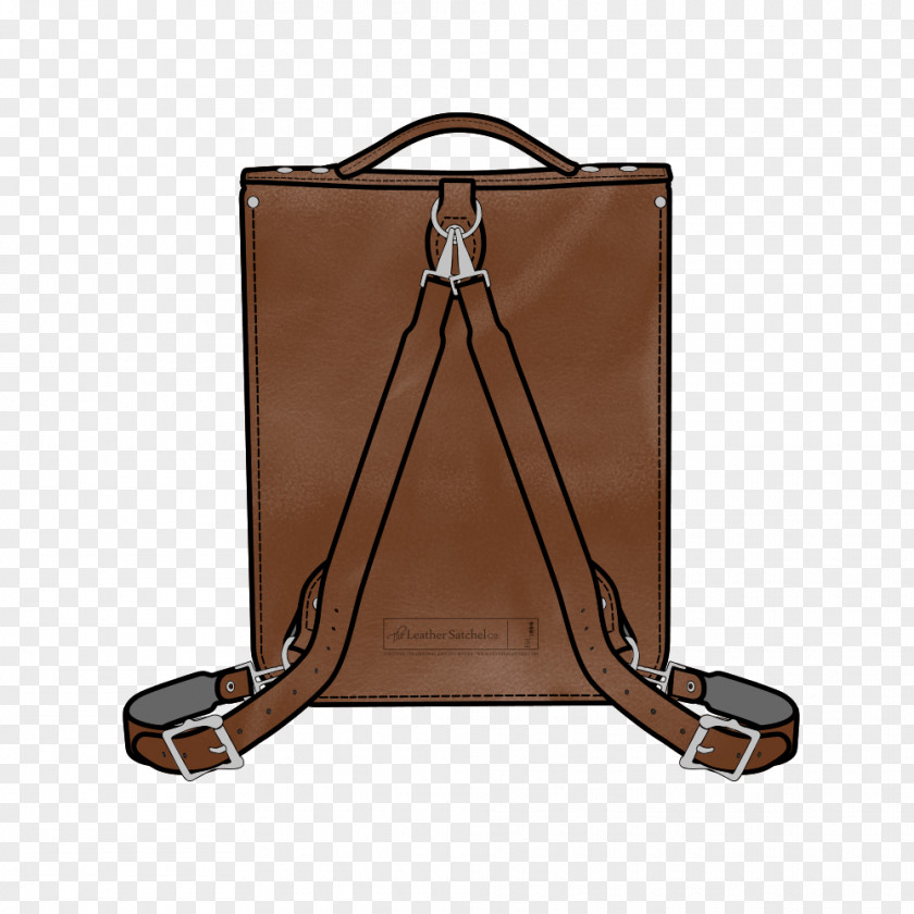 Leather Backpack PNG