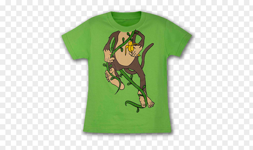 Little Monkey T-shirt Tree Frog Cartoon Illustration PNG