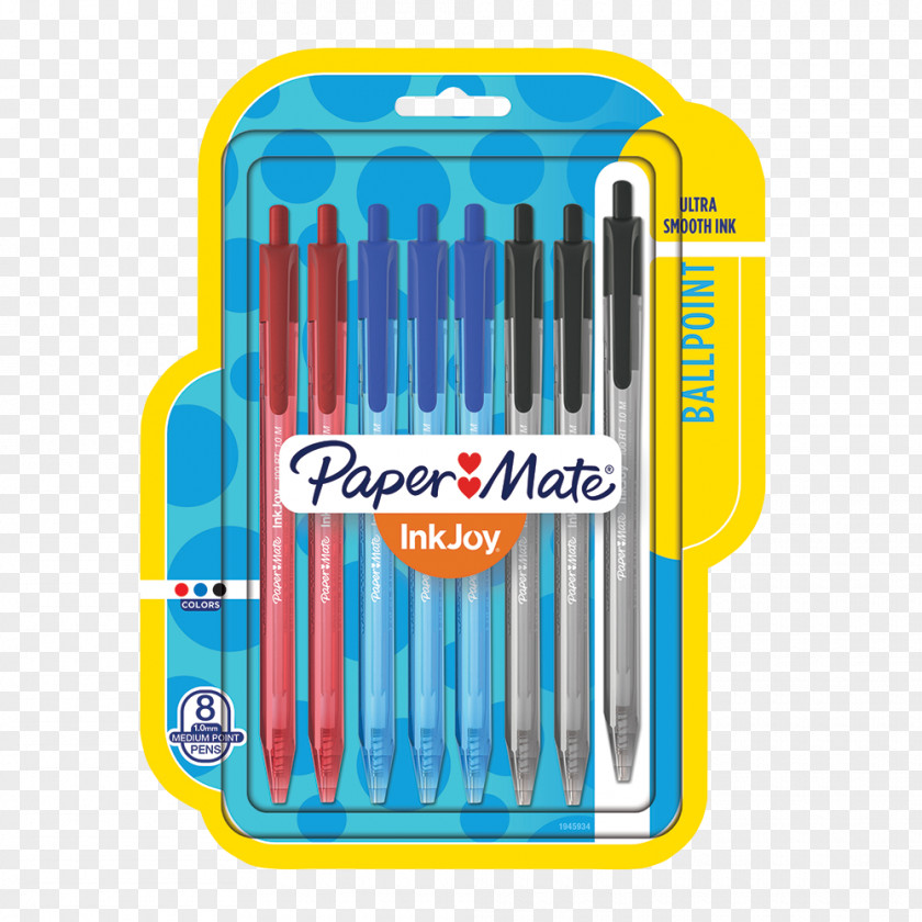 Paper Mate Pens InkJoy 300RT Ballpoint 100 RT Retractable Pen, 1mm, Assorted, 20/Pack PNG