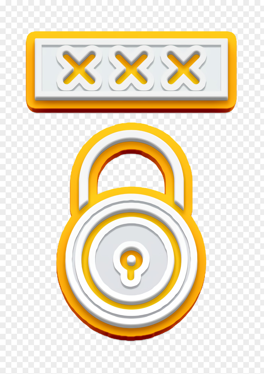 Password Icon Cyber PNG